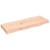 VidaXL Wall Shelf 80x30x6 Cm Solid Untreated Oak Wood 363544