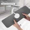 Diatomite Faucet Draining Mat Quick Dry Multifunction Non-Slip Absorbent Pad Splash-proof Convenient Countertop Protector