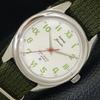 VINTAGE HMT JANATA HAND-WINDING INDIAN MENS WHITE COLOR DIAL WATCH A700095-5 R201-a700095