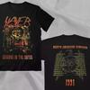 Футболка SLAYER Band Season in The Abyss 1991 Tour Кампания по Северной Америке Летняя Новая Мужская и Женская Ретро Модная Футболка