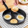 Multifunction Four-Hole Omelet Pan For Eggs Ham Pan Cake Maker Frying Pans No Oil-Smoke Breakfast Cooking Pot