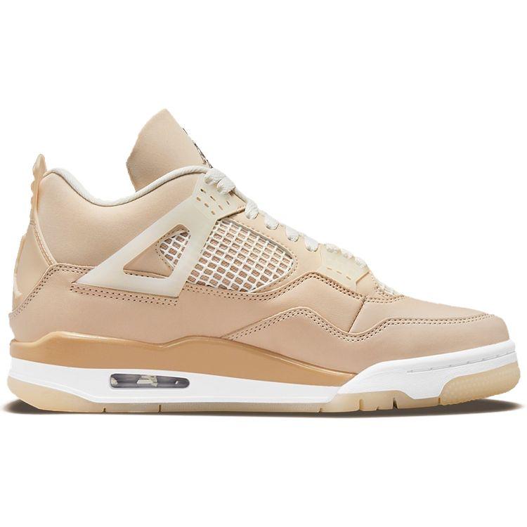 Air Jordan 4 Retro Shimmer Women Sneakers Tan Bronze-Eclipse Orange-Quartz DJ0675-200