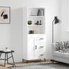 VidaXL Highboard White 69.5x34x180 Cm Engineered Wood 3190021