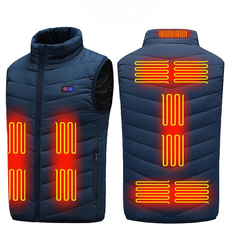 Heated Vest Men Women Usb Heated Jacket Heating Thermal Clothing Hunting Winter Fashion Heat Jacket