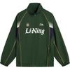 Li Ning Sports Lifestyle Series Casual Color Block Letter Stand Collar Zipper Comfortable Versatile Windbreaker Unisex Outerwear AFDVE97-3
