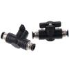 2pcs 6mm OD Pneumatic Ball Valve PVC Air Flow Control Valve Durable Push To Connect Ball Valve  Gas