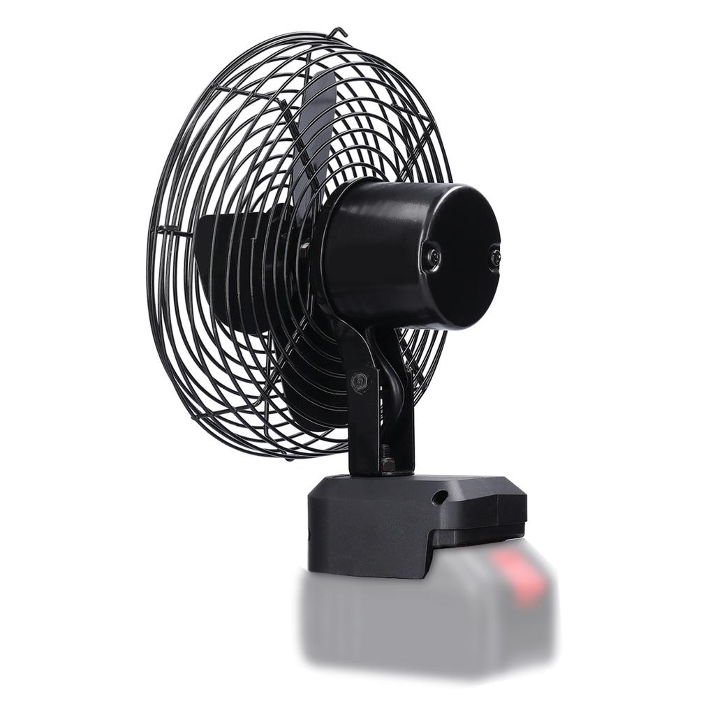 Outdoor Portable Camping Picnic Fishing Fan Cordless Metal Fan Lithium Battery Speed Adjustable Fan