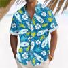 Hawaiian Shirt For Men, Men's Vintage Button Down Bowling Shirts Short Sleeve Summer Beach Shirt