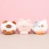 Squeaky Cat Plush Toy Doll Squeak Keychain Fluffy Soft Stuffed Toy Backpack Bag Pendant Adorkable Gift For Kids Girlfriend