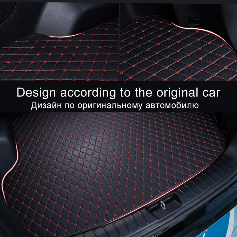 Car Trunk Mat For Infiniti Q50 Non-hybrid 2014 2015 Cargo Liner Carpet Interior Parts Accessories