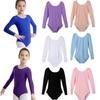 Kid Ballet Long Sleeve Bodysuit Dance Class Costumes Gymnastics Leotard for Little Girl