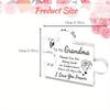 Celebrate Your Grandma with This Engraved Acrylic Puzzle Shape Plaque - Perfect Gifts for Christmas and Birthday