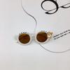 Vintage Children'S Sunglasses Cute Baby Bear Sunglasses Fashion Cartoon Uv-Proof Boys And Girls Glasses