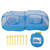 Foldable Pet Play Tent Portable Breathable Transparent Mesh Wall Pop Open Small Animal Playpen for