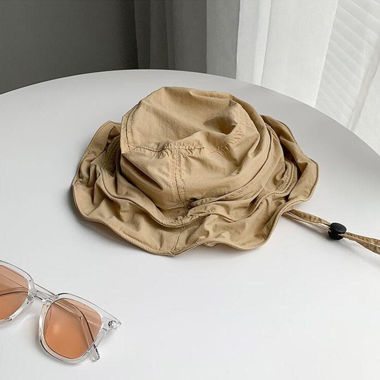 Summer Wide Brim Sun Hat Woman Daily Casual Bucket Hat Ladies Spring Travel Fisherman Cap Girl UV Protection Visor Hats