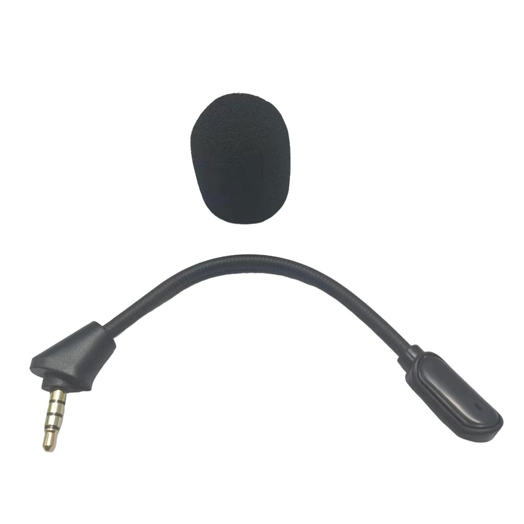 Replacement for HyperX Cloud II Wireless Headset 3.5mm Detachable Unidirectional Game Boom Microphones
