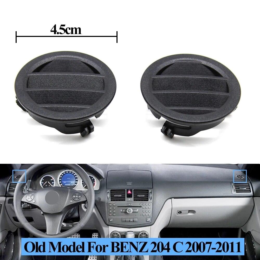 LHD RHD Black Car Dashboard Front Air Conditioning AC Vent Grill Panel For Mercedes Benz W204 X204C GLK Class 2007-2016