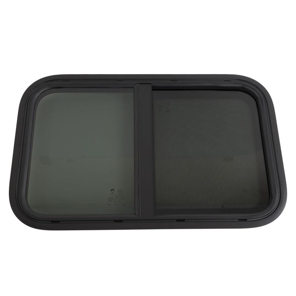 RV Window Horizontal Vertical Rounded Slid with Insect Nets Drain Hole for 645x415mm Motorhome