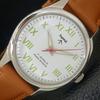 HMT HAND-WINDING VINTAGE INDIAN MENS ROMAN FIGURE WHITE DIAL WATCH A702863-1 R211-a702863