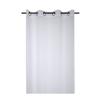 Voilage - Mona - 135 X 260 Cm - 100% Polyester - Blanc - Œillets Métalliques