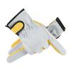 Grey Yellow Welding Gloves Heat-Resistant Work Gloves Tool Anti-cutting Glove  Workplace