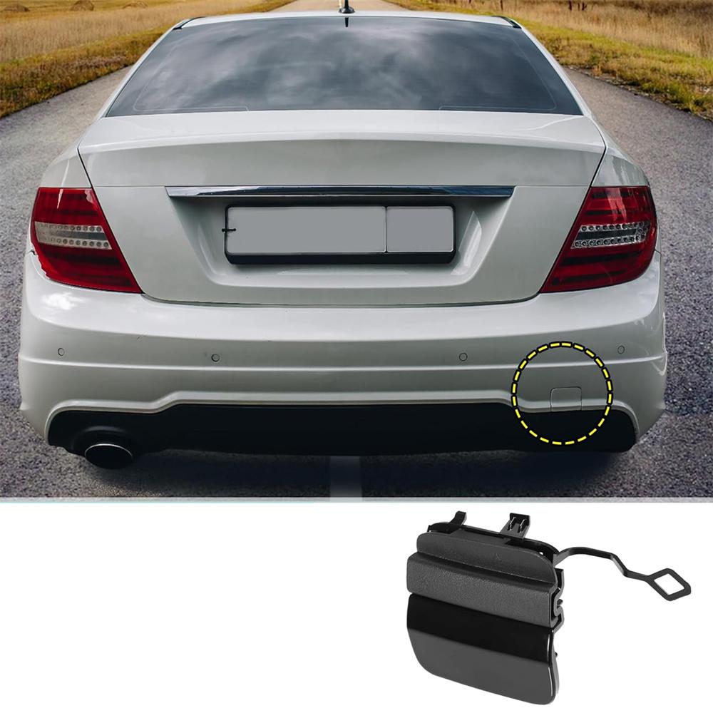 Car Rear Right Bumper Towing Tow Eye Hook Cover Cap Primer For Benz 2058853303