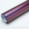 75 X152cm 3D Carbon Fiber Film Chameleon Purple PVC Vinyl Wrap Film Sheet Wrapping Car Interior Styling Sticker Decals Air Free