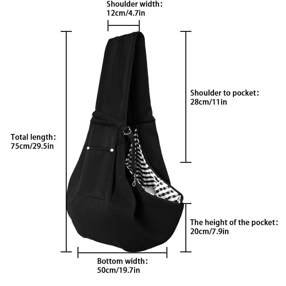 1 шт., слинг-переноска для собак, двусторонний кошелек-переноска для щенков с карманом для хранения для переноски маленьких собак и кошек, дорожные ремни безопасности, ремни безопасности для собак и кошек