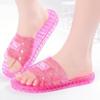 Fashion Bedroom Slides Indoor Crystal Shoes for Women Flat Sandals Chic and Elegant New Style High Quality Small Size Pvc Woman Slippers