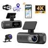 New Front 4K UHD And Rear 1080P Dash Cam For Car DVR Dual Lens Built-In WiFi G-Sensor With GPS 24h Parking Mode Night Visio B1L9