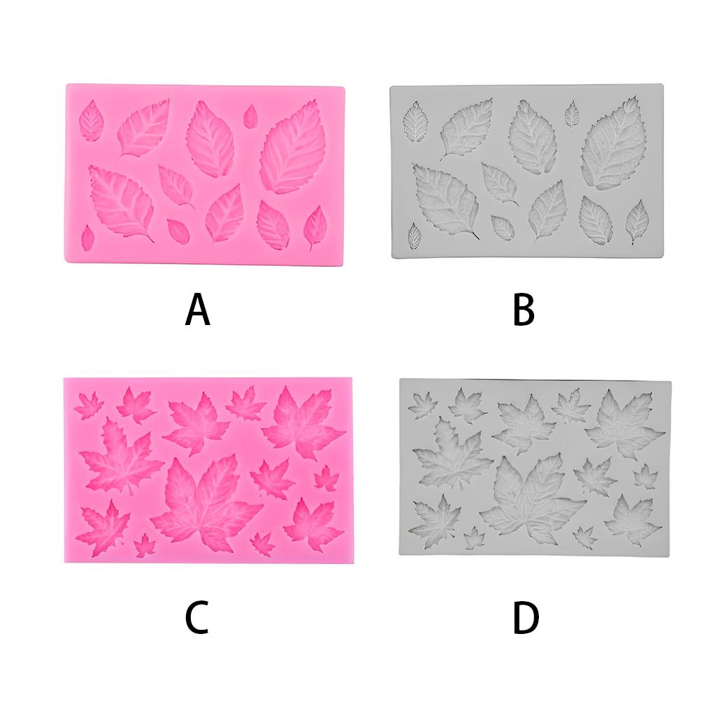 Leaves Silicone Mold Prop Ple Bakeware Tools Chocolate Sugarcraft Baking Molds Decorating Tool Dessert Mould