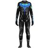 Nightwing Black   Men Suit Tights Costumes Halloween   Uniform Jumpsuit For Kids And Adlut