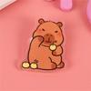 Cute Capybara Pins Bag Pin Brooches Personalized Lapel Badge  Kids Gift