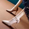 One-word Buckle Strap Stiletto High Heels Women's Summer 2025 New Bag Head Sandals Pointed French Strap Single Shoes