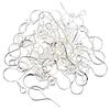 50Pcs 925 Sterling Silver Diy Earring Hooks Ball Jewelry Accessory Ear Wire