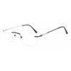 Rimless Rectangle Black Smartbuy Collection Hollis Wm6506 C2 Fashion Unisex Eyeglasses