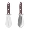 4-in-1 Gardening Trowel with Serrated Edge Stainless Steel Cutter with Wood