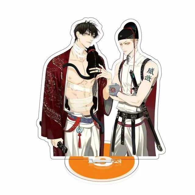 Hot Anime 19 Days Acrylic Figure Stand Model Toys Old Xian Hetian Jian Yi Character Model Desk Decor Cosplay BL Fans Collestive