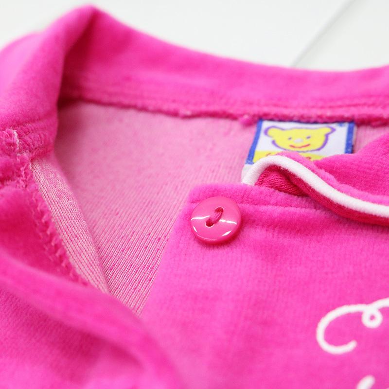 Kids Girl Velour Winter Shirt Set Casual Set Sports Outfits Button Warm Clothing T-Shirt Long Sleeve Trousers Christmas Clothes