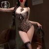 Sexy Lingerie, Hot Leopard Print Nightclub Uniform In Stock, Sexy Lace, Pure Desire One-piece Pajamas, No Passion
