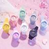 Children's Waterproof Sports Watch for Boys & Girls, Macaron-Inspired Jelly Color, Ideal for Elementary Students