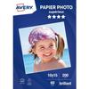 Papier Photo AVERY - Brillant - 60 Photos 10x15 - Compatible Jet D'encre