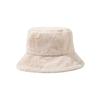 Faux Fur Winter Bucket Hat For Women Solid Warm Female Cap Outdoor Sunscreen Sun Fisherman Hat Lady Cap