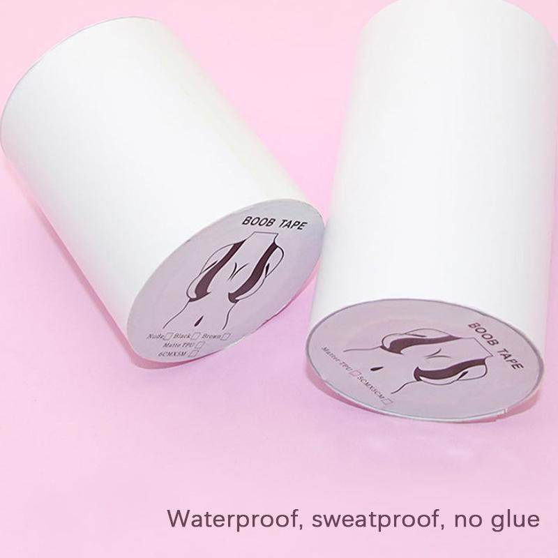 Women Transparent Chest Sticker Breast Lifting Push Up Strapless Invisible Tapes
