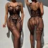 New Sexy Lingerie Set Women Hollowed Open Crotch Bodystocking Porn One Piece Full Body Stockings Erotic Fishnet  Bodysuits