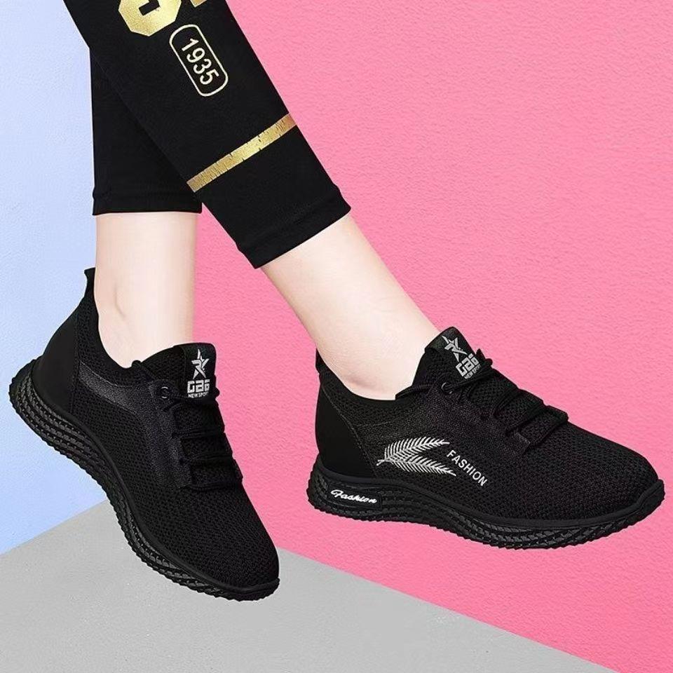 Women's Shoes Summer Casual Sports Shoes Breathable Non-slip Wear-resistant Soft Sole Fashion Casual Shoes Women's Tooling Shoes Foreign Trade
