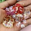 10Pcs Acrylic Flower Beads Beads Jewelry Making Bead Necklace Pendant 26.5mm DIY Beads