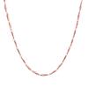 Jeroot Women's Stylish Magnetic Necklace, 2mm Wide, 45cm Long, Surgical Stainless Steel Necklace Chain, Pink Gold, Includes Exclusive Box