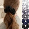 Big Hair Scrunchies Satin Hair Ties Ponytail Holder For Women
