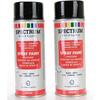 Spray Paint - Gloss Black - Pack of 2 - 400ml - Fast Drying - Acrylic